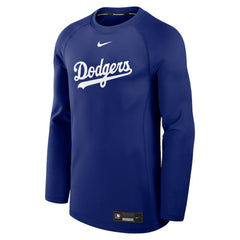 Los Angeles Dodgers Nike Authentic Collection Game Time Raglan Dri-FIT Long Sleeve T-Shirt - MLB T-shirts