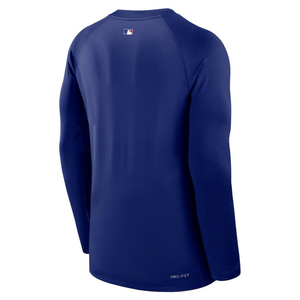Los Angeles Dodgers Nike Authentic Collection Game Time Raglan Dri-FIT Long Sleeve T-Shirt - MLB T-shirts