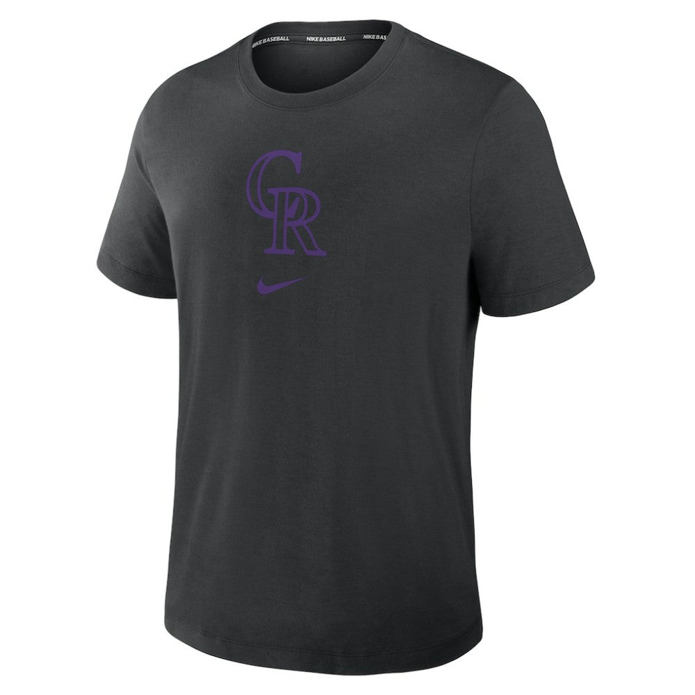 Colorado Rockies Nike Authentic Collection Early Work Tri-Blend Dri-FIT T-Shirt - MLB T-shirts