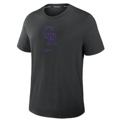 Colorado Rockies Nike Authentic Collection Early Work Tri-Blend Dri-FIT T-Shirt - MLB T-shirts