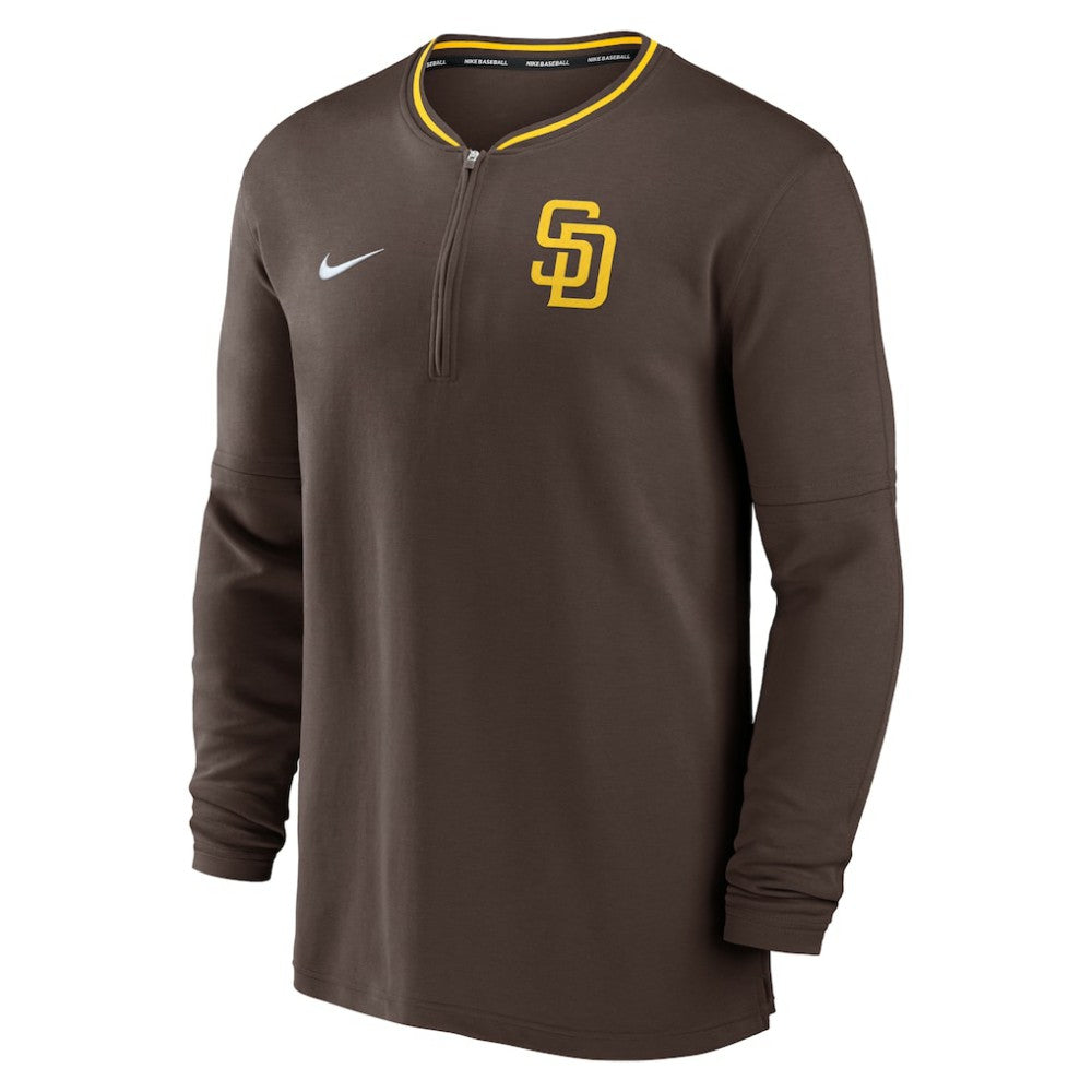San Diego Padres Nike Authentic Collection Performance Half-Zip Top - MLB Tops