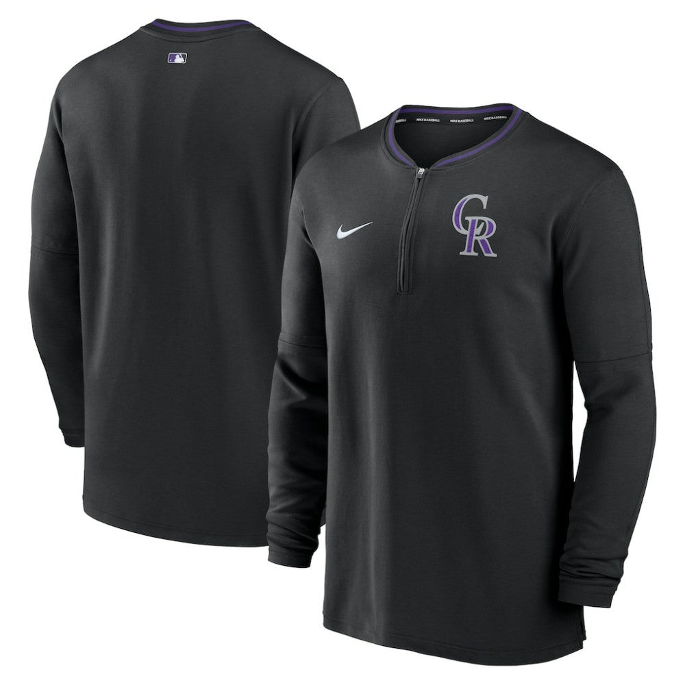 Colorado Rockies Nike Authentic Collection Performance Half-Zip Top - MLB Tops
