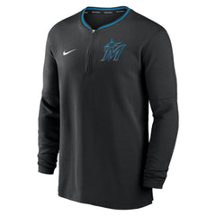 Miami Marlins Nike Authentic Collection Performance Half-Zip Top - MLB Tops