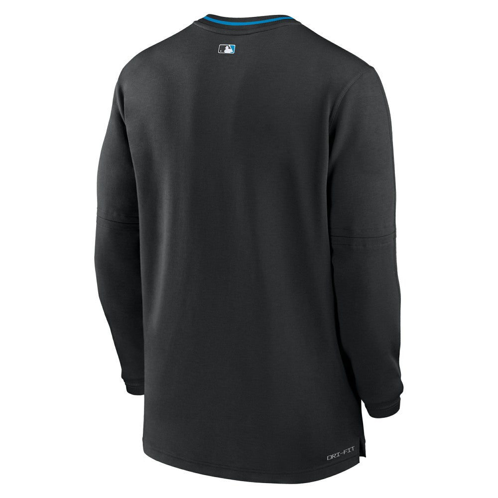Miami Marlins Nike Authentic Collection Performance Half-Zip Top - MLB Tops