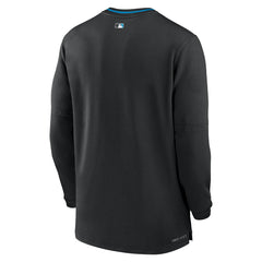 Miami Marlins Nike Authentic Collection Performance Half-Zip Top - MLB Tops
