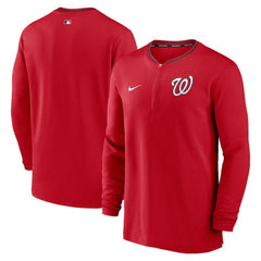 Washington Nationals Nike Authentic Collection Performance Half-Zip Top - MLB Tops