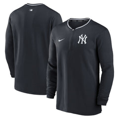 New York Yankees Nike Authentic Collection Performance Half-Zip Top - MLB Tops