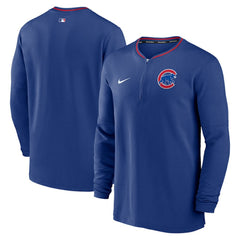 Chicago Cubs Nike Authentic Collection Performance Half-Zip Top - MLB Tops
