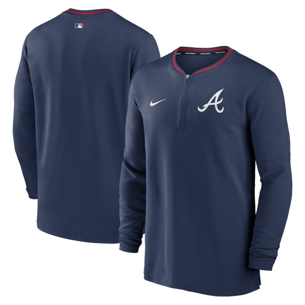 Atlanta Braves Nike Authentic Collection Performance Half-Zip Top - MLB Tops