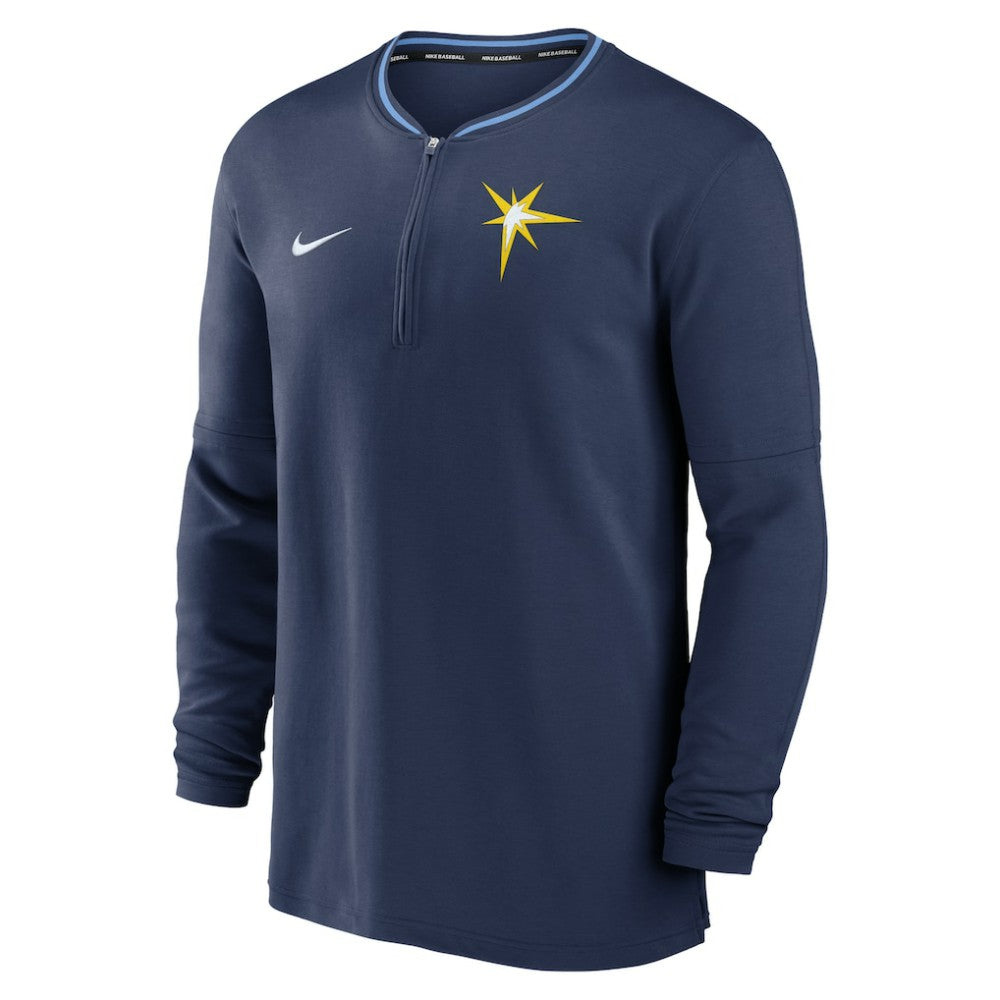 Tampa Bay Rays Nike Authentic Collection Performance Half-Zip Top - MLB Tops