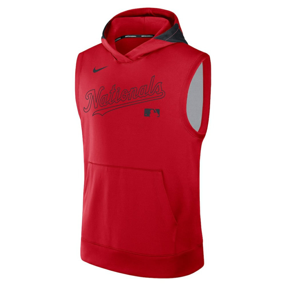 Washington Nationals Nike Authentic Collection Dri-FIT Sleeveless Hoodie - MLB Hoodies