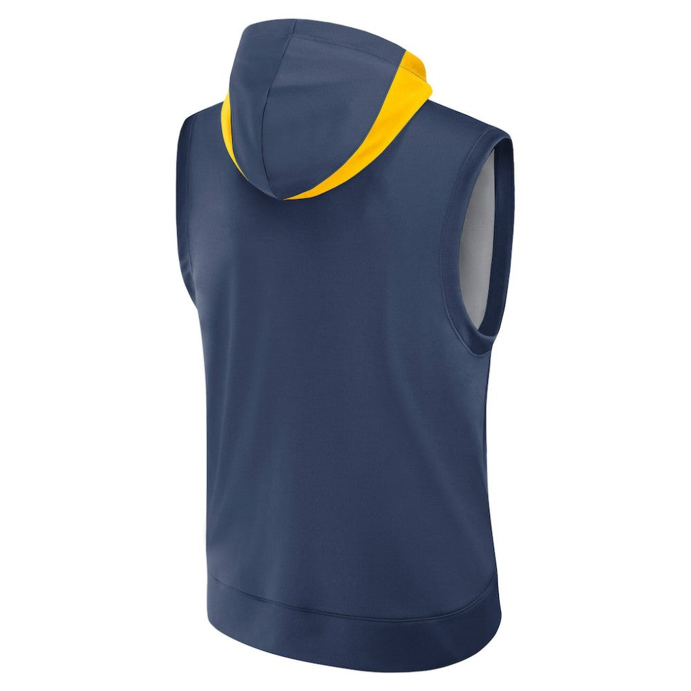 Milwaukee Brewers Nike Authentic Collection Dri-FIT Sleeveless Hoodie - MLB Hoodies