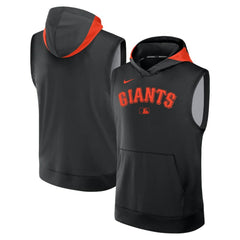 San Francisco Giants Nike Authentic Collection Dri-FIT Sleeveless Hoodie - MLB Hoodies