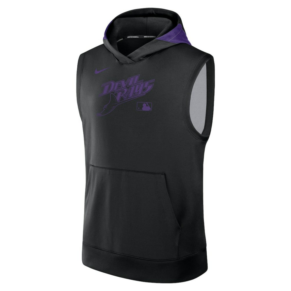 Tampa Bay Rays Nike Authentic Collection Dri-FIT Sleeveless Hoodie - MLB Hoodies