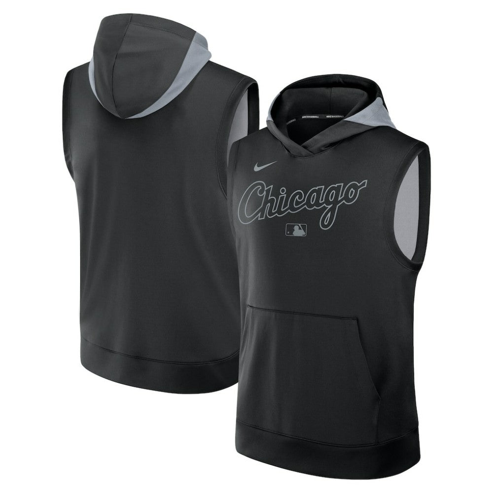 Chicago White Sox Nike Authentic Collection Dri-FIT Sleeveless Hoodie - MLB Hoodies