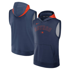 Houston Astros Nike Authentic Collection Dri-FIT Sleeveless Hoodie - MLB Hoodies
