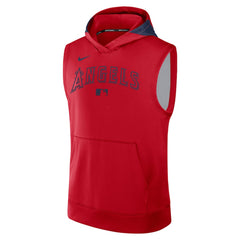 Los Angeles Angels Nike Authentic Collection Dri-FIT Sleeveless Hoodie - MLB Hoodies