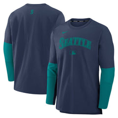 Seattle Mariners Nike Authentic Collection Player Dri-FIT Lightweight Pullover  - MLB Pullover