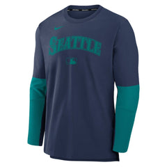Seattle Mariners Nike Authentic Collection Player Dri-FIT Lightweight Pullover  - MLB Pullover