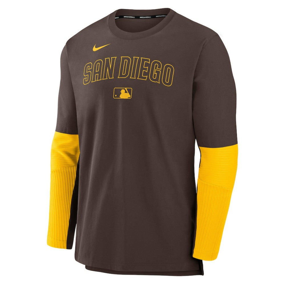 San Diego Padres Nike Authentic Collection Player Dri-FIT Lightweight Pullover  - MLB Pullover