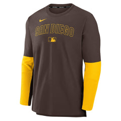 San Diego Padres Nike Authentic Collection Player Dri-FIT Lightweight Pullover  - MLB Pullover