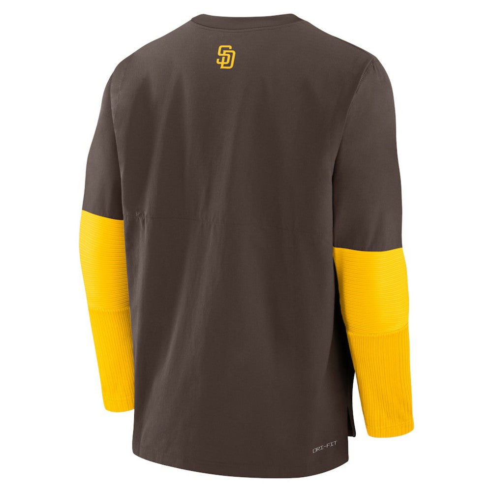 San Diego Padres Nike Authentic Collection Player Dri-FIT Lightweight Pullover  - MLB Pullover