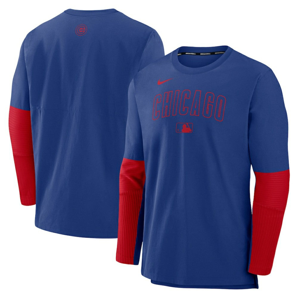 Chicago Cubs Nike Authentic Collection Player Dri-FIT Lightweight Pullover  - MLB Pullover