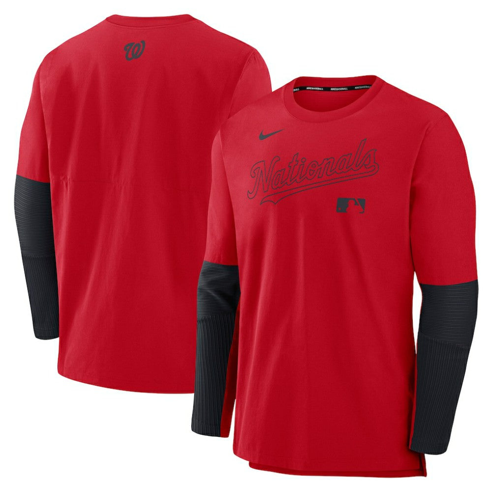 Washington Nationals Nike Authentic Collection Player Dri-FIT Lightweight Pullover  - MLB Pullover