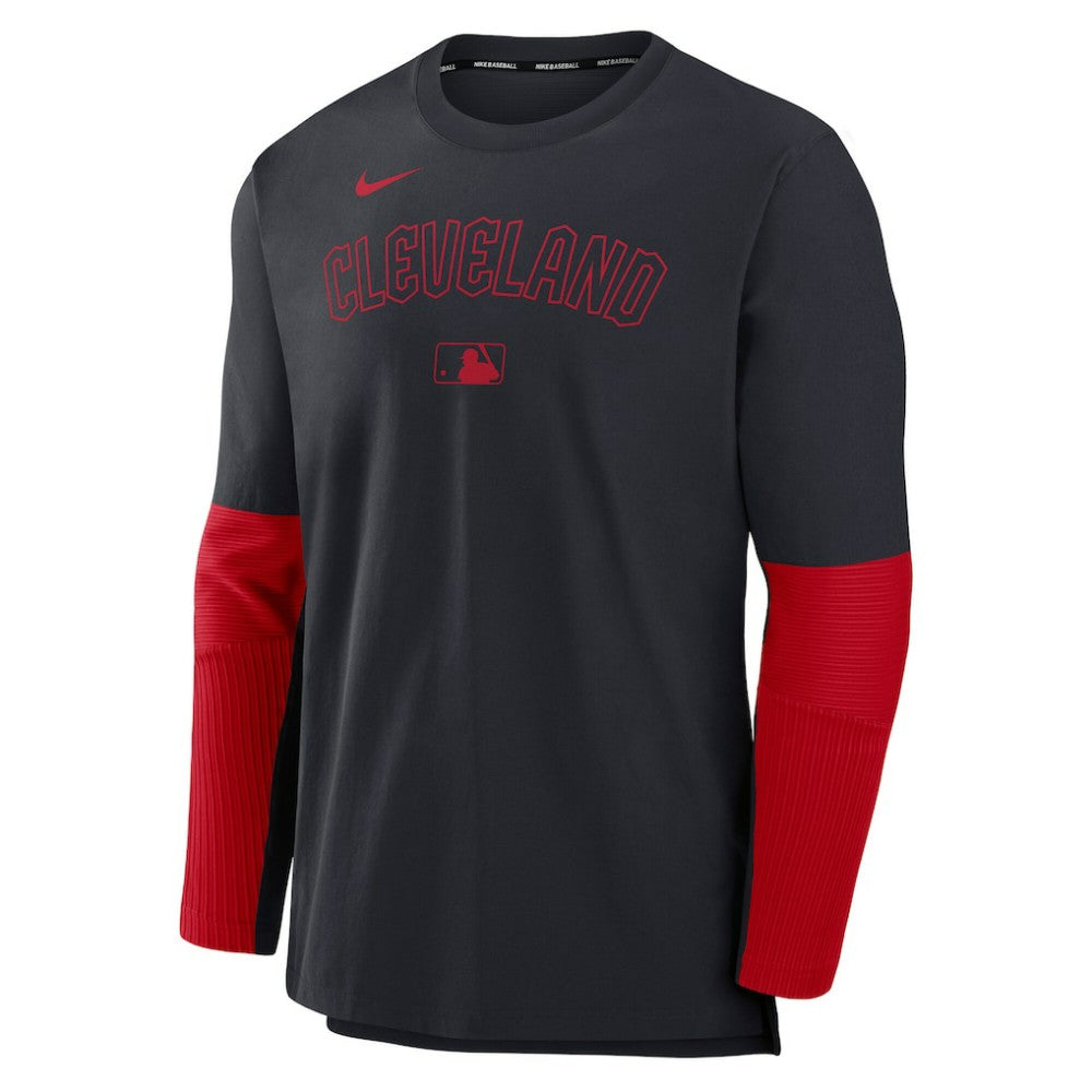 Cleveland Guardians Nike Authentic Collection Player Dri-FIT Lightweight Pullover  - MLB Pullover