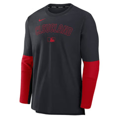 Cleveland Guardians Nike Authentic Collection Player Dri-FIT Lightweight Pullover  - MLB Pullover