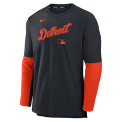 Detroit Tigers Nike Authentic Collection Player Dri-FIT Lightweight Pullover  - MLB Pullover