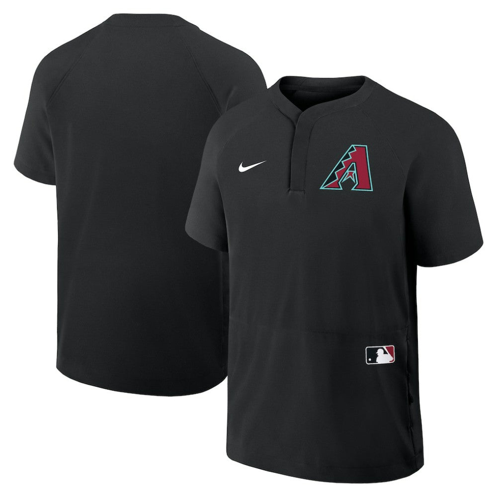 Arizona Diamondbacks Nike Authentic Collection Raglan Short Sleeve Windshirt - MLB