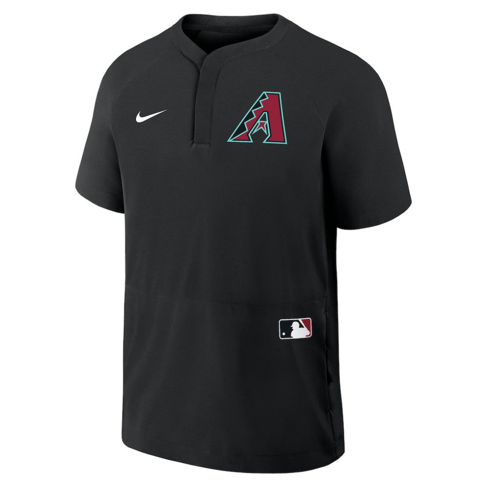 Arizona Diamondbacks Nike Authentic Collection Raglan Short Sleeve Windshirt - MLB