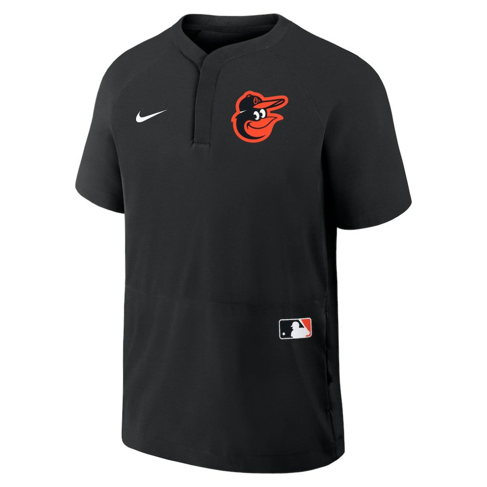 Baltimore Orioles Nike Authentic Collection Raglan Short Sleeve Windshirt - MLB