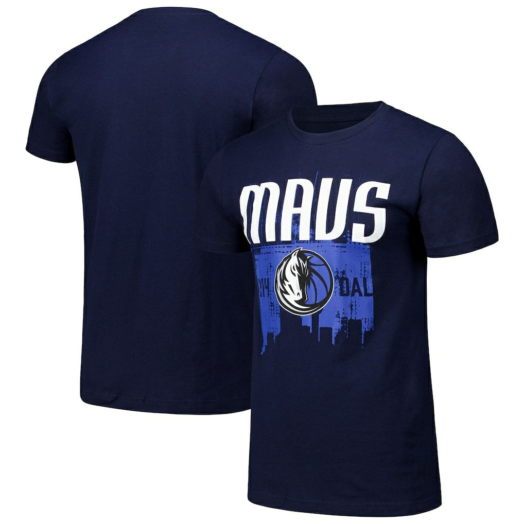 Navy Dallas Mavericks Stadium Essentials Unisex Breakdown T-Shirt sale | NBA