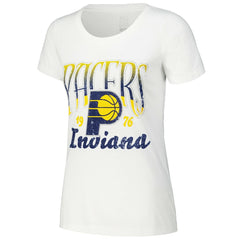 White Indiana Pacers Stadium Essentials Women's Sky High T-Shirt | NBA