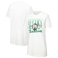 White Boston Celtics Stadium Essentials Women's Sky High T-Shirt | NBA