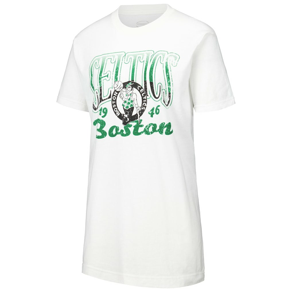 White Boston Celtics Stadium Essentials Women's Sky High T-Shirt | NBA
