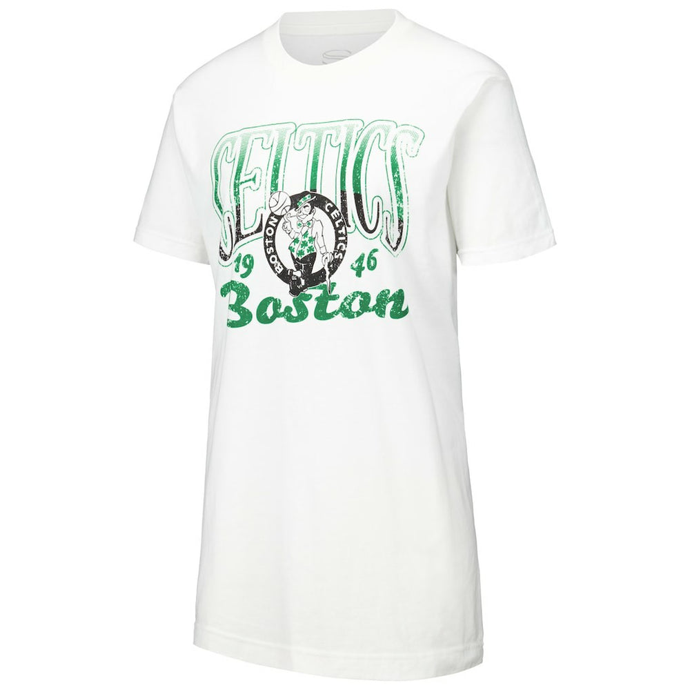 White Boston Celtics Stadium Essentials Women's Sky High T-Shirt | NBA