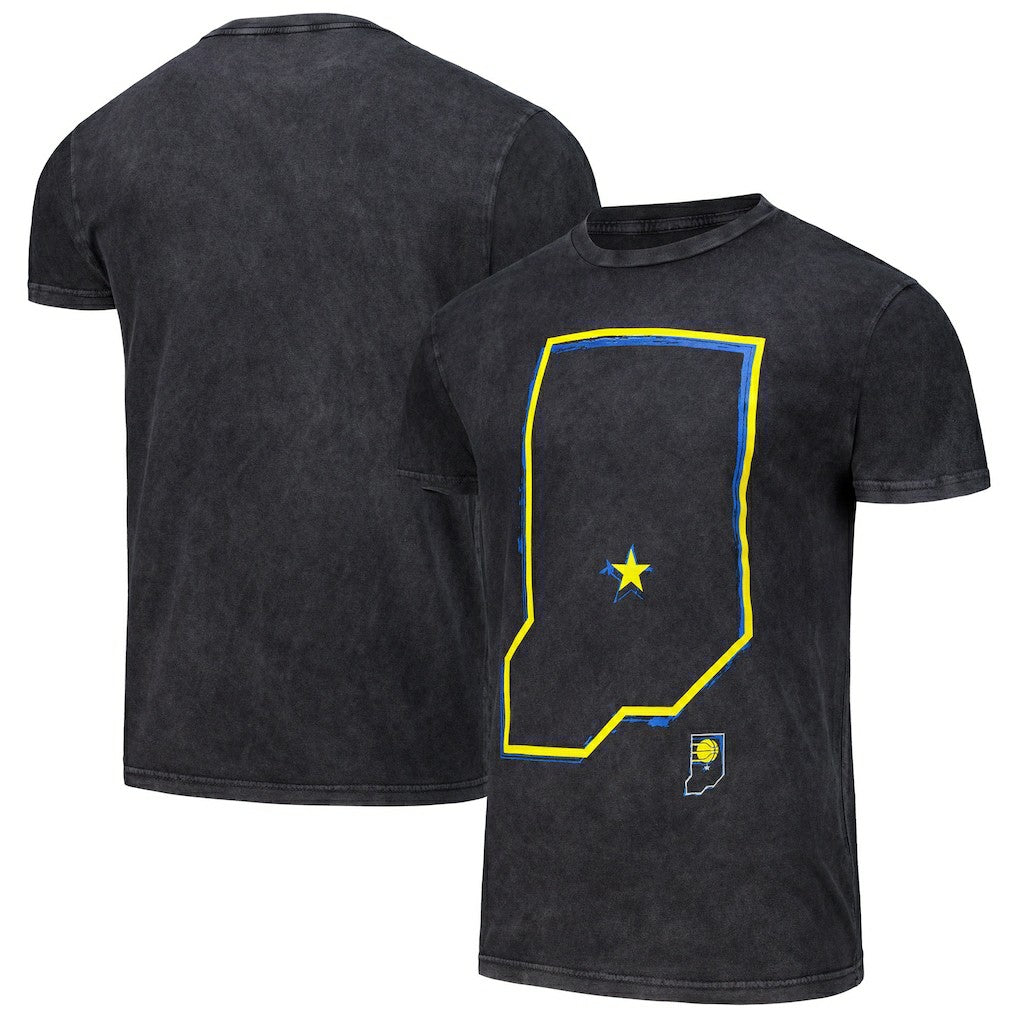 Black Indiana Pacers Stadium Essentials Unisex Vintage T-Shirt | NBA