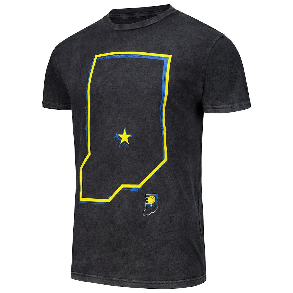 Black Indiana Pacers Stadium Essentials Unisex Vintage T-Shirt | NBA
