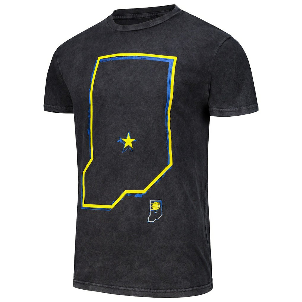 Black Indiana Pacers Stadium Essentials Unisex Vintage T-Shirt | NBA