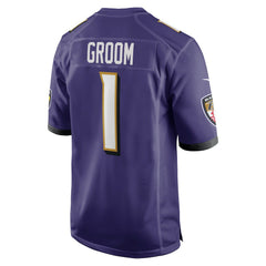 Baltimore Ravens Number 1 Groom  Game Jersey | NFL On sale