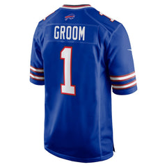 Buffalo Bills Number 1 Groom  Game Jersey | NFL On sale
