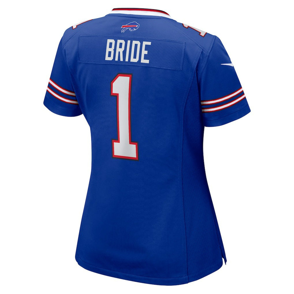 Buffalo Bills Number 1 Bride  Women's Game Jersey | NFL On sale
