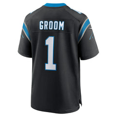 Carolina Panthers Number 1 Groom  Game Jersey | NFL New