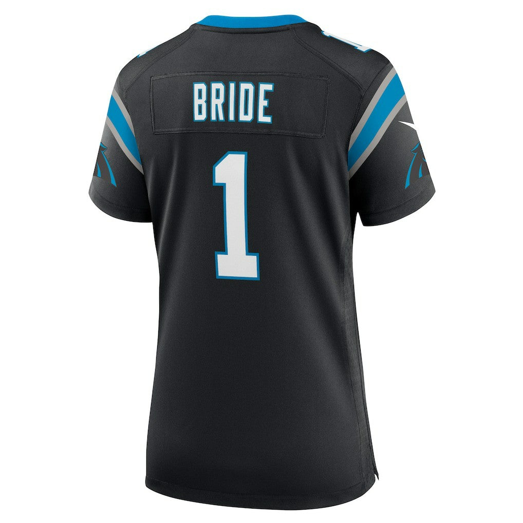 Carolina Panthers Number 1 Bride  Women's Game Jersey | NFL Online
