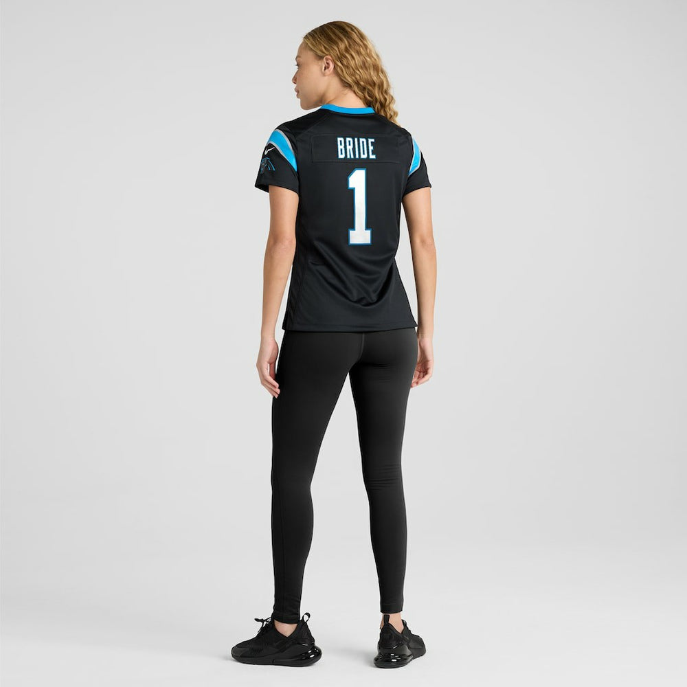 Carolina Panthers Number 1 Bride  Women's Game Jersey | NFL Online