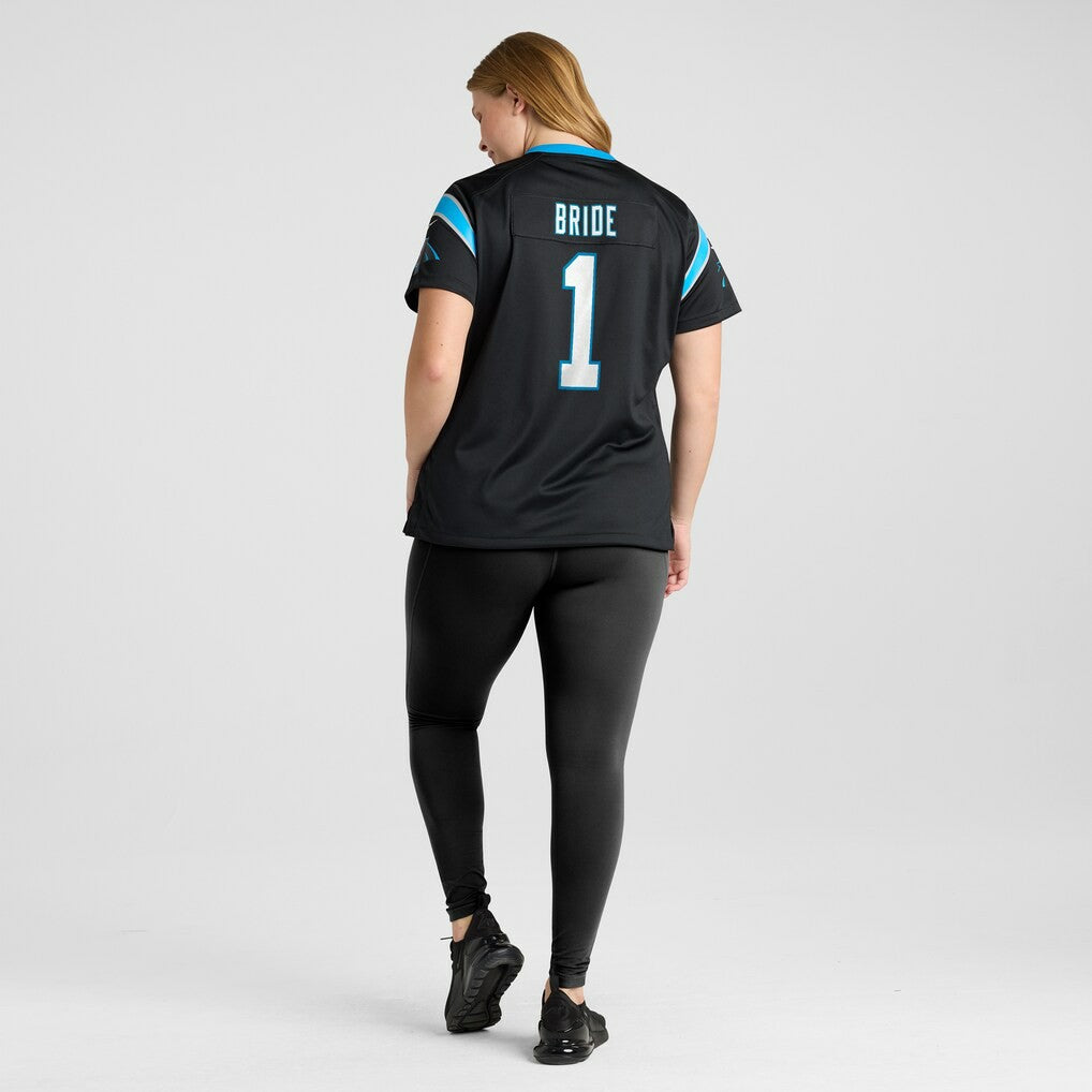 Carolina Panthers Number 1 Bride  Women's Game Jersey | NFL Online