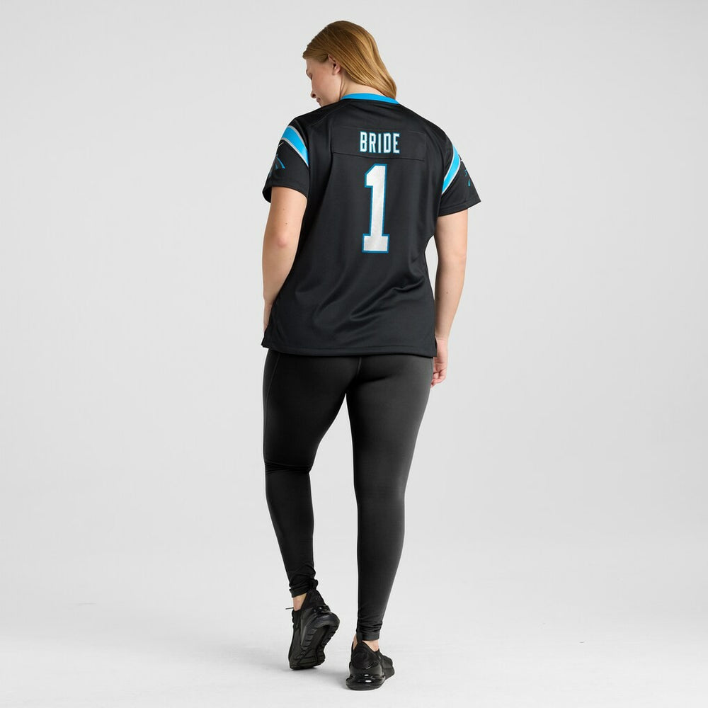 Carolina Panthers Number 1 Bride  Women's Game Jersey | NFL Online